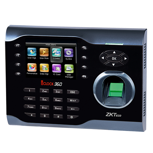 ZKTeco iClock fingerprint time and attendance